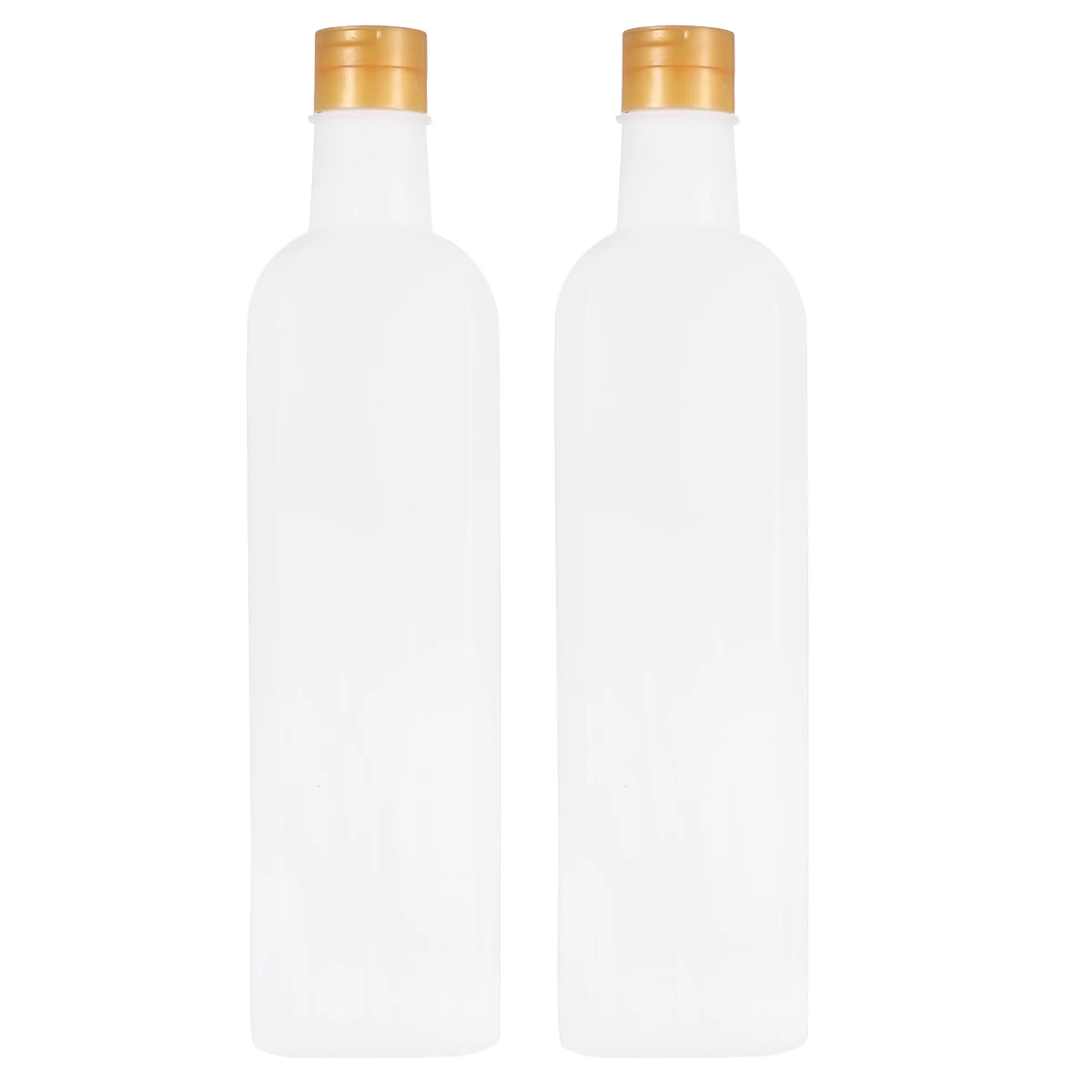 

2 pcs OilStorageBottle TransparentPEMaterial DispensingVinegarContainer SeasoningTool PlasticBottle PEWhaleMouthLid SafeDurable