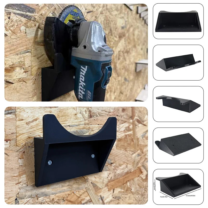 Angle grinder wall bracket mounting base for Bosch for Makita for Dewalt for Parkside for Ryobi for Milwaukee for Festool