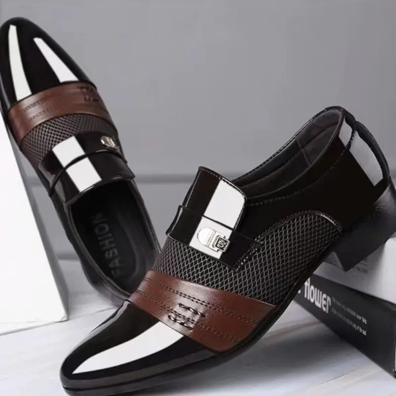 Men's Dress Shoes Classic Leather Business Shoes Fashion Casual Office Shoes for Men Oxfords Loafers Men Casual Leather Footwear