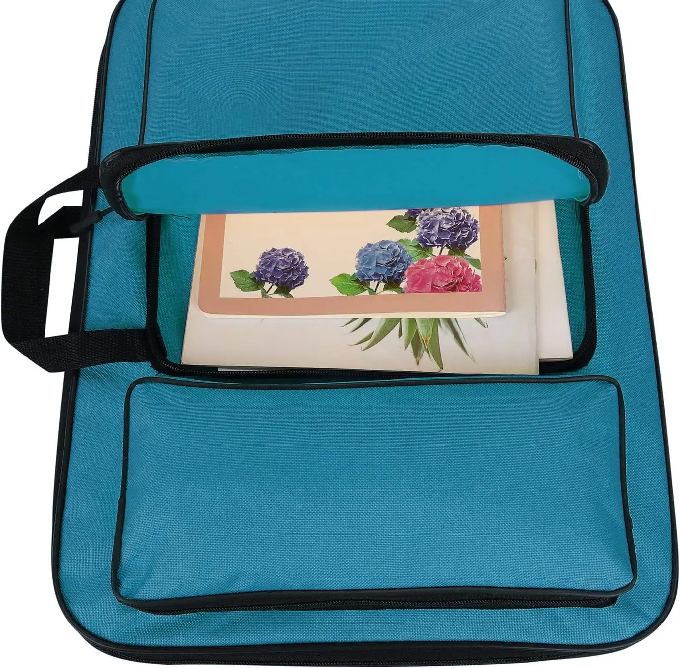 Imagem -05 - Portátil Impermeável Canvas Shoulder Bolsa a3 Artista Carteira Carry Case Pintura Pad Mochila para Esboçar Pintura Art Supply