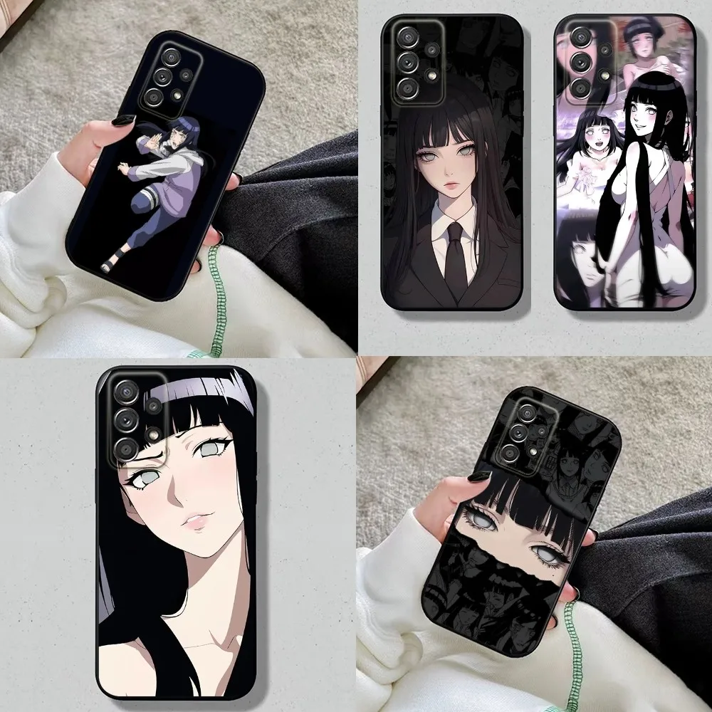 H-Hinata Hyuga Phone Case For Samsung S24,S23,S22,S21,S20,S10,S10E,S9 Plus FE Note 20 Ultra 10,9 Plus Black Cover Shell