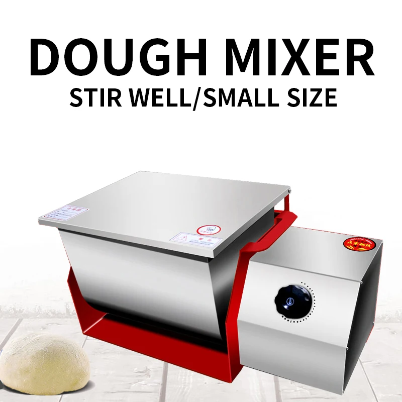 

Electric Dough Kneading Machine Dough Mixer Stainless Steel Flour Mixer Pasta Stirring Food Making Bread 3KG