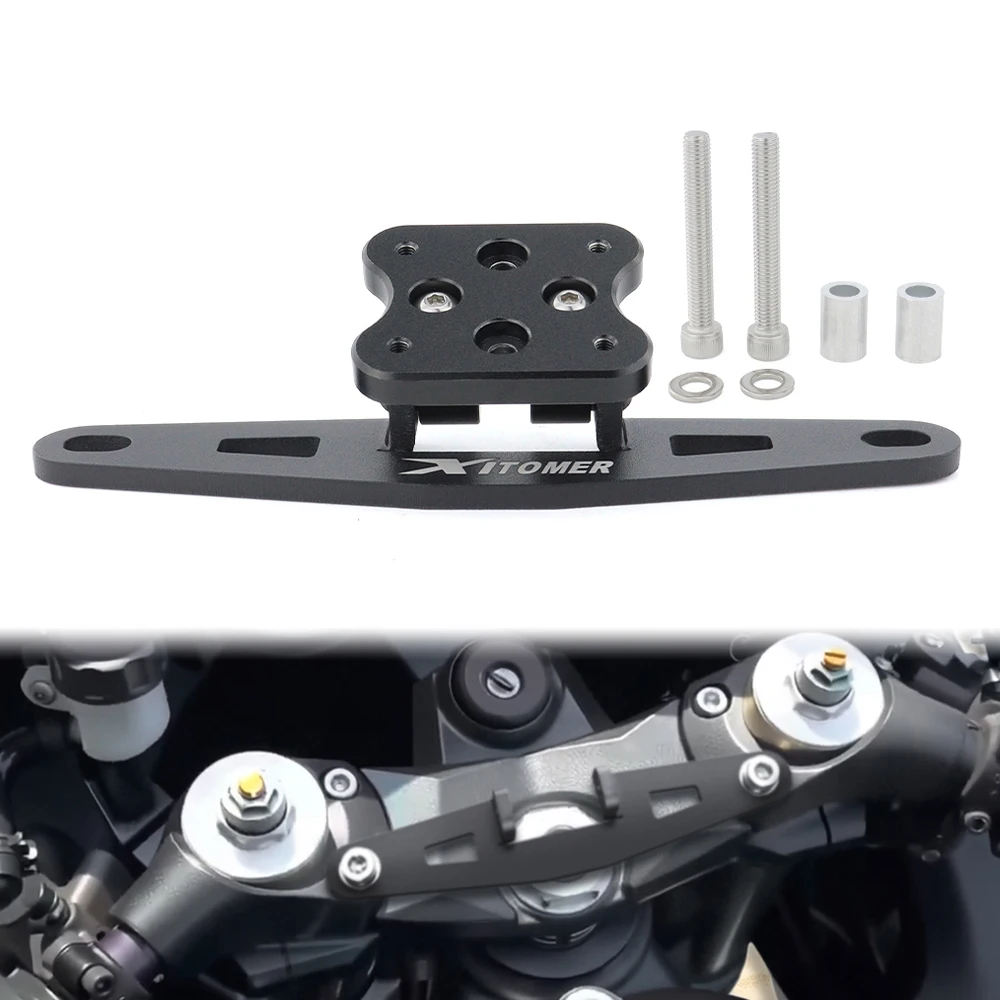 

Motorcycle GPS Mount Navigation Bracket Phone Adapter Holder Support Ninja ZX-14R 2012-2021 2022 2023 2024 2025 For Kawasaki