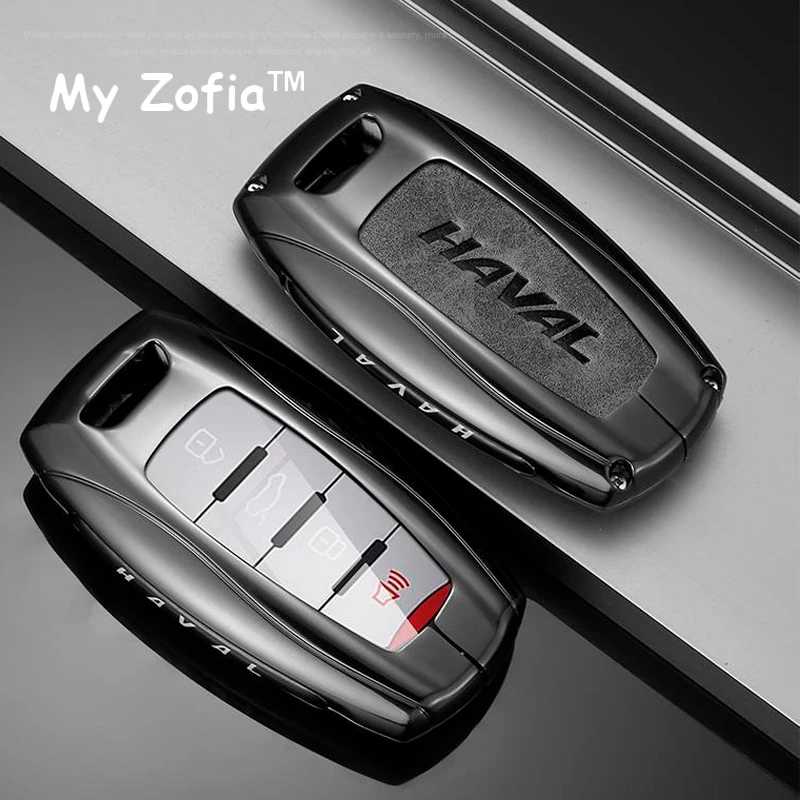 

For Haval H6 Jolion Joico Jollein F7 H2S F7X Jolyon F7H DargoZinc Alloy Car Key Case Keychain Ring Cover Shell Fob Accessories