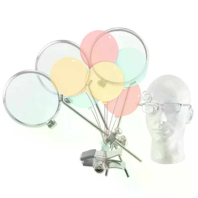Loupe triple oculaire à clipser pour lunettes, outil de réparation pour bijoutier, loupe d'horloger pour la fabrication de bijoux et de montres
