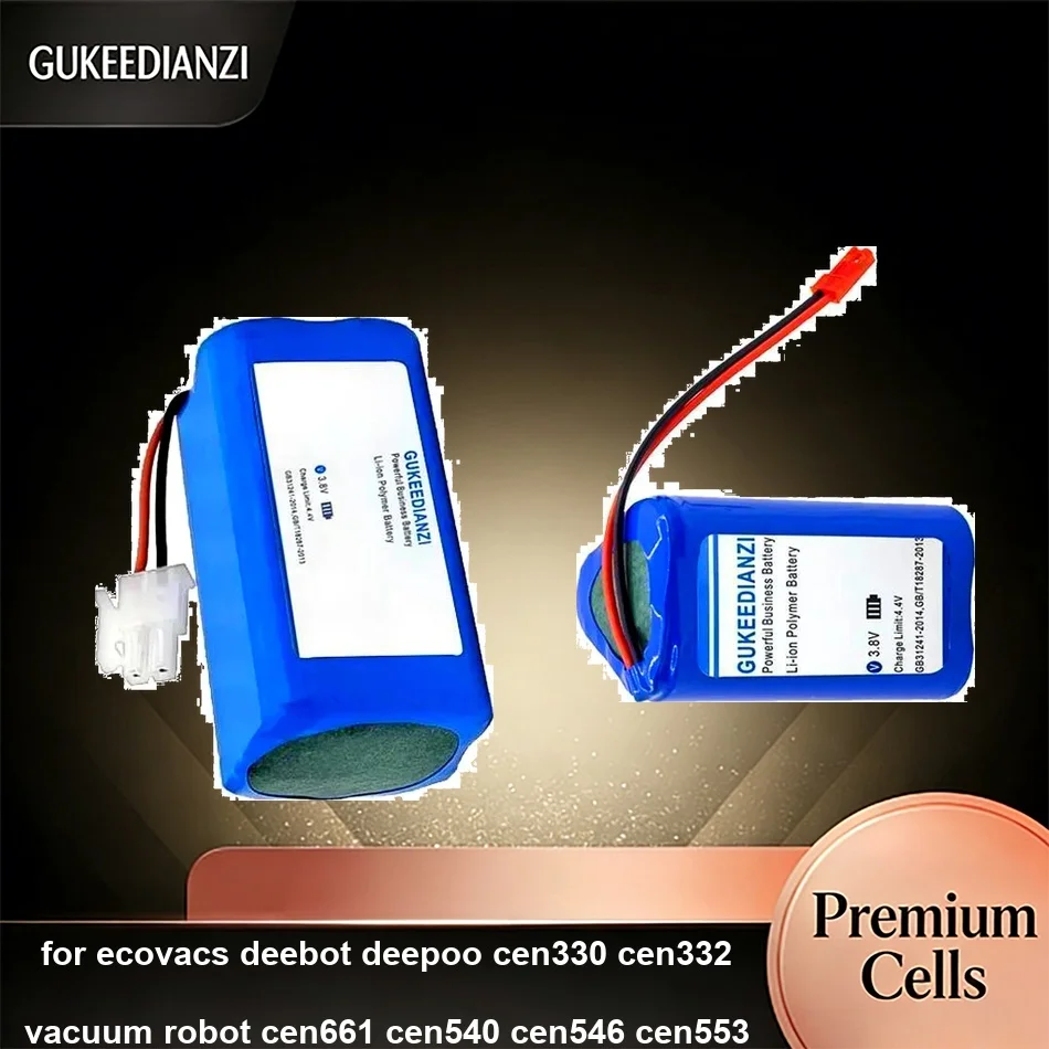 

Долговечная батарея 3600-3800 мАч для роботов-пылесосов Ecovacs Deebot Deepoo CEN330 CEN332 CEN661 CEN540 CEN546 CEN553
