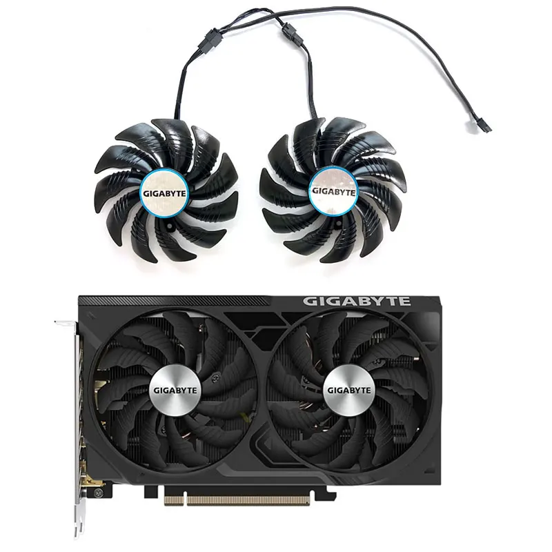 85MM brand new for GIGABYTE GeForce RTX 4060ti 8GB WINDFORCE OC graphics card replacement fan T129215SU