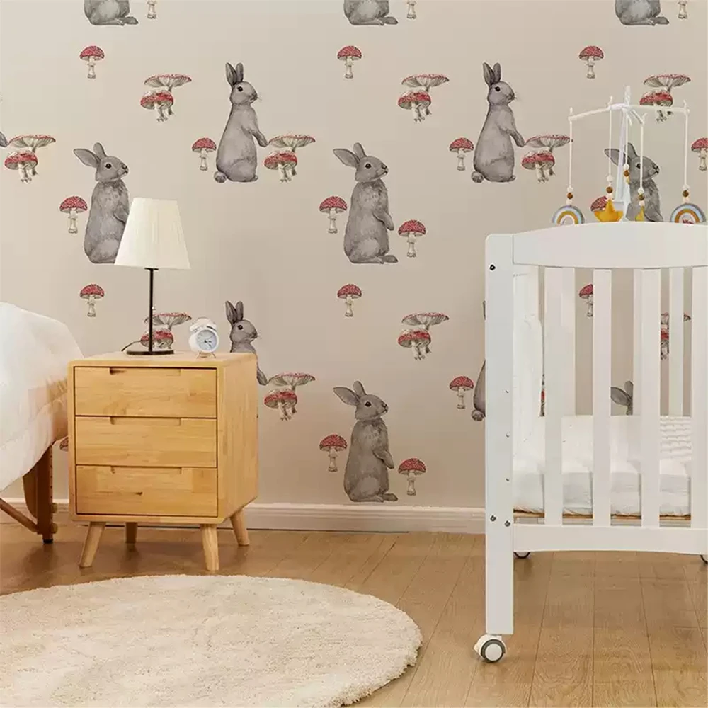 custom Animal Forest Wallpaper for Children's Room TV Background Wall paper Boys and Girls' Bedroom Wallcloth Baby's Room Mural