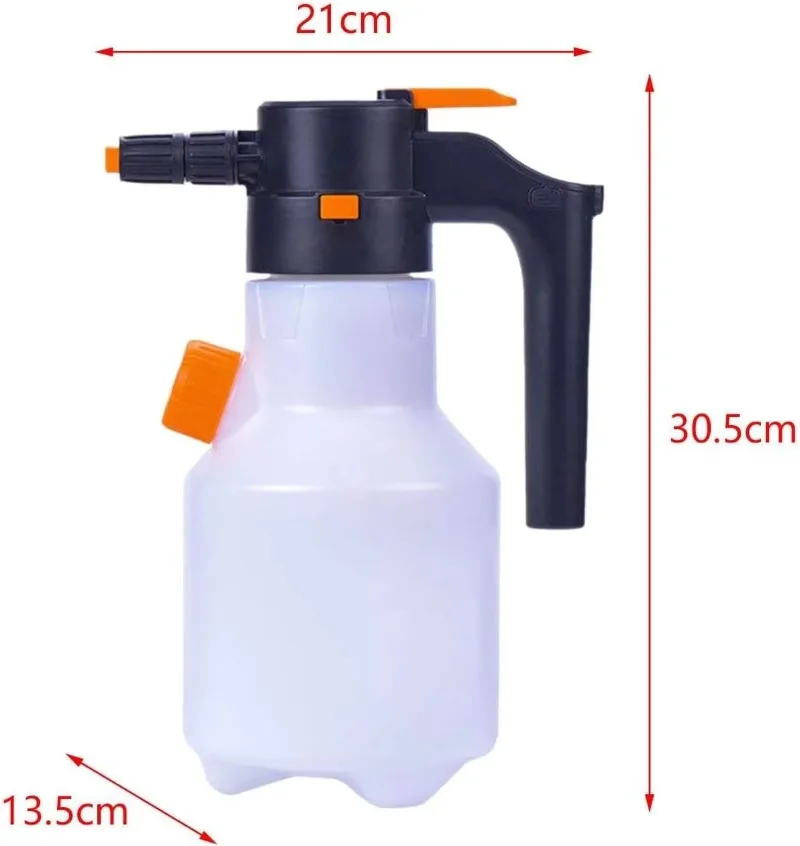 Car Detailing Spray Nozzle Gun with 2L Electric Snow Foam Sprayer Bottle for Auto Cleaning view 3