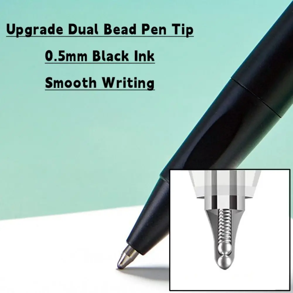 

Новая металлическая вращающаяся ручка 0,5 мм с черными чернилами ABCD, отвес на выбор, гелевая ручка, инструменты для письма, вращающийся дизайн, нейтральная ручка для студентов