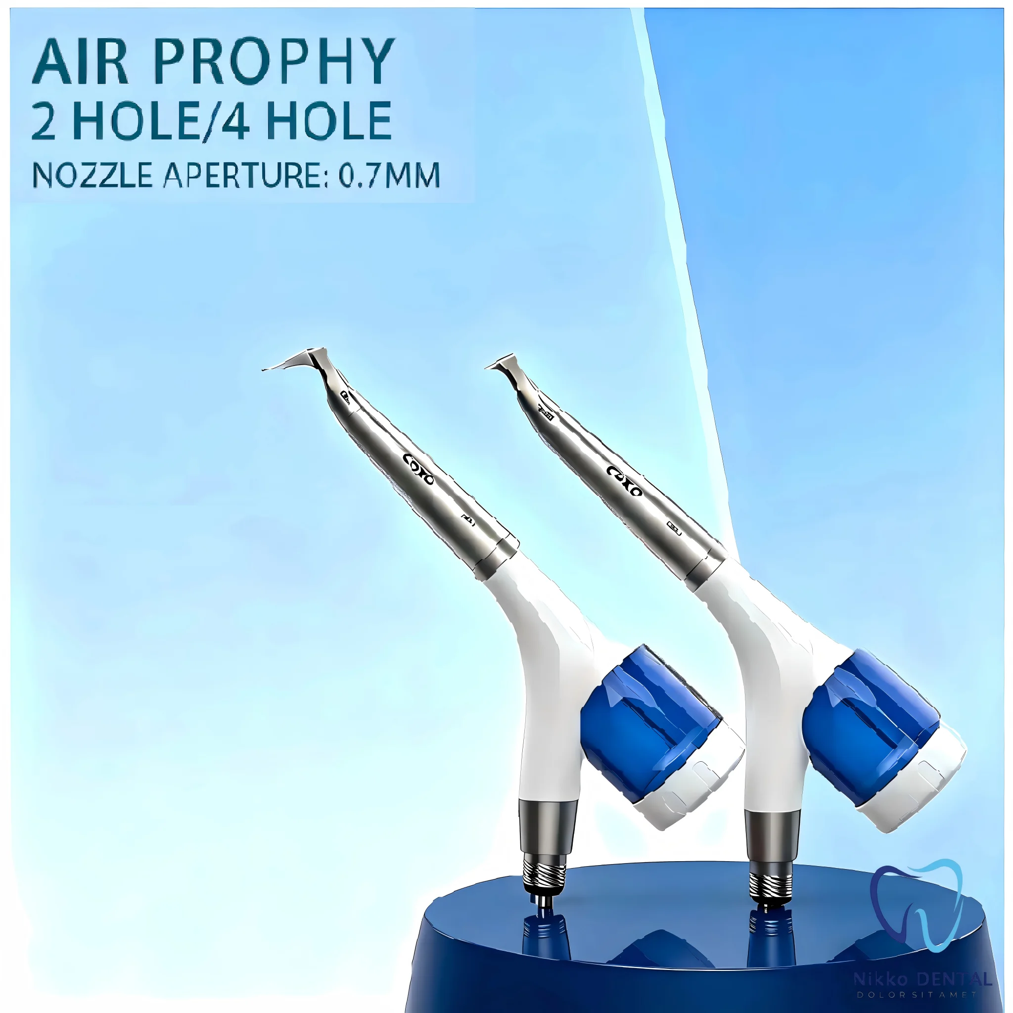 COXO Dental Air Polisher 2-in-1 Supragingival 、Subgingival  &Dental Sandblasting Spare Parts for COXO CP-1 、 CP-2 Available