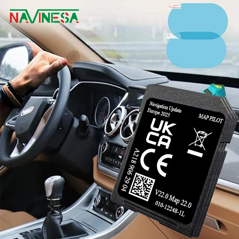 32GB Vollversion 2026 für Mercedes CLA ab 2014 Auto-Navigations-Europa-SD-Karte V22 A218 Sat-Karte Karten UK EU