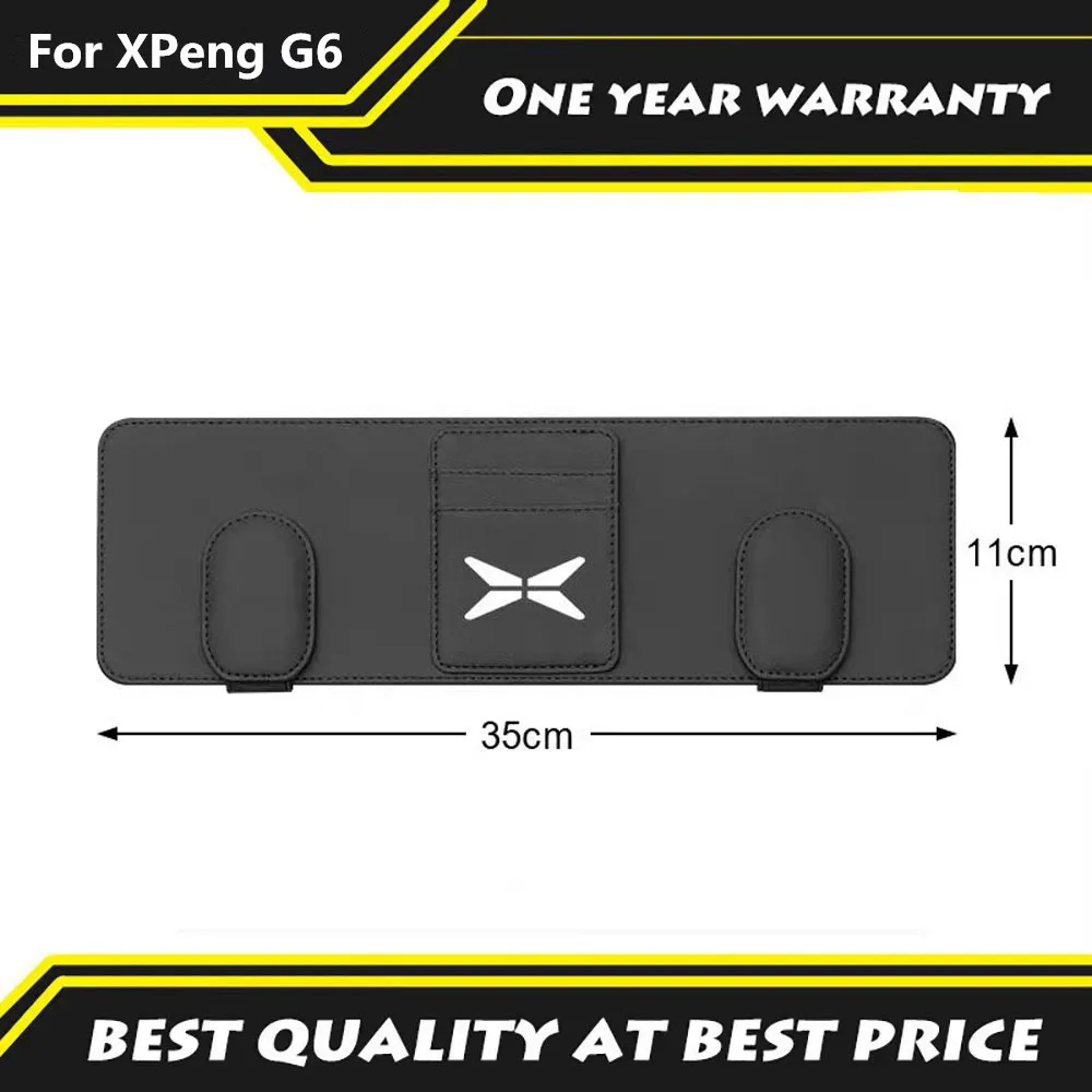

Fit For XPeng Xiao Peng G6 2023 2024 2025 Car Sunshade Storage Bag Glasses Clip Card Box