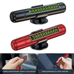 3 in 1 Car Safety Hammer Aluminum Alloy Seat Belt Cutter Life-Saving Car Window Breaker Tool Glass Window Breaker Rescue Tool