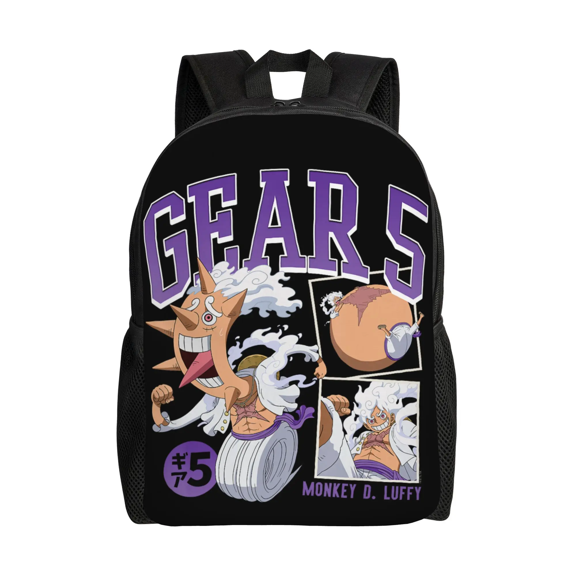 

fashion backpacks One Piece Monkey D Daypack ita bag mochila Solid For School Large Capacity Rucksack