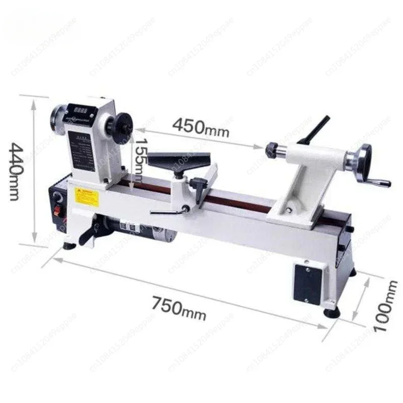 Wood bead processing equipment small rotary grinding lathe variable speed chuck Mini wood