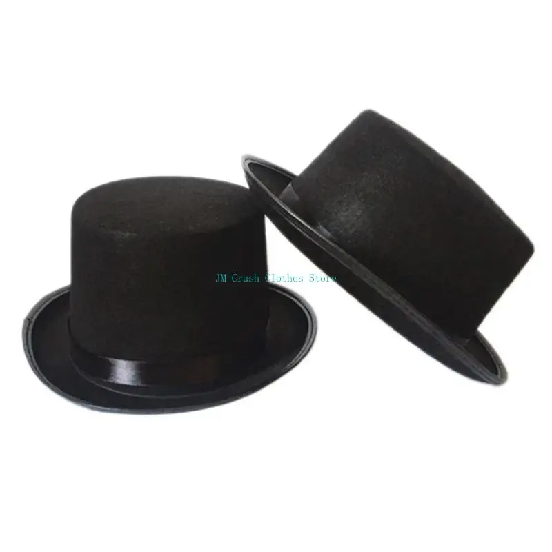 

K1ME Magician Top Hat Fedora hat Bowler Top Hat hat Pork Pie Hat Fedora hat Sequin Top Hat Hat