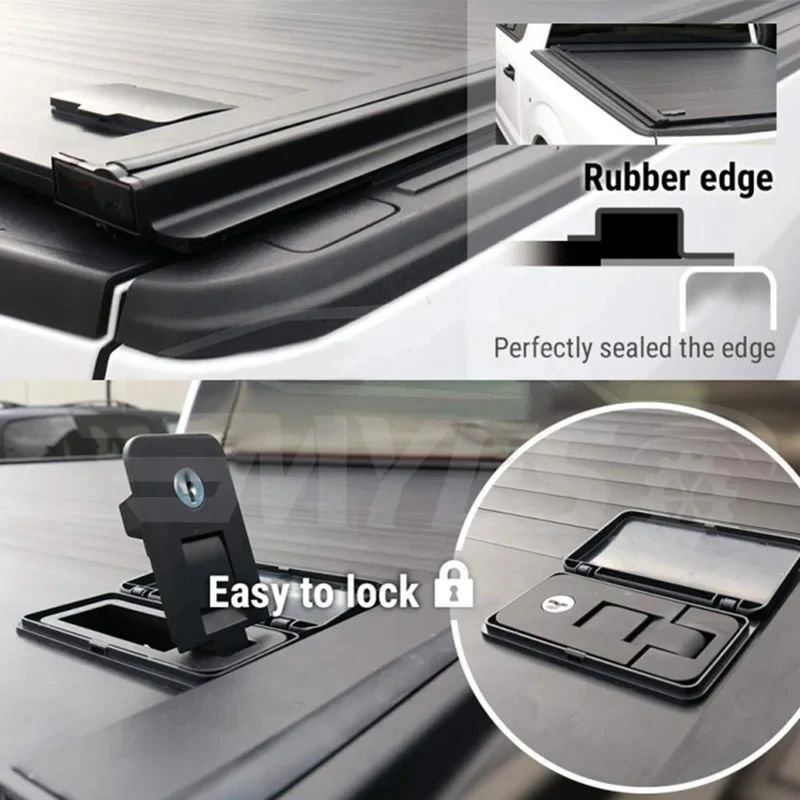 

High Quality Hard Aluminum Retractable Roller Shutter Tonneau Cover For 5.5ft Ram 1500 2500 3500 Pickup Truck Bed