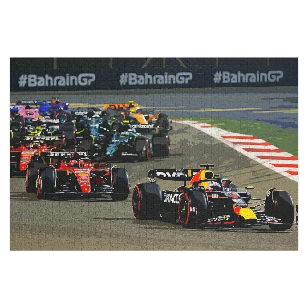 

First corner of the 2023 season at the Bahrain Grand Prix. Jigsaw Puzzle Personalized Photo Gift Anime For Children Puzzle