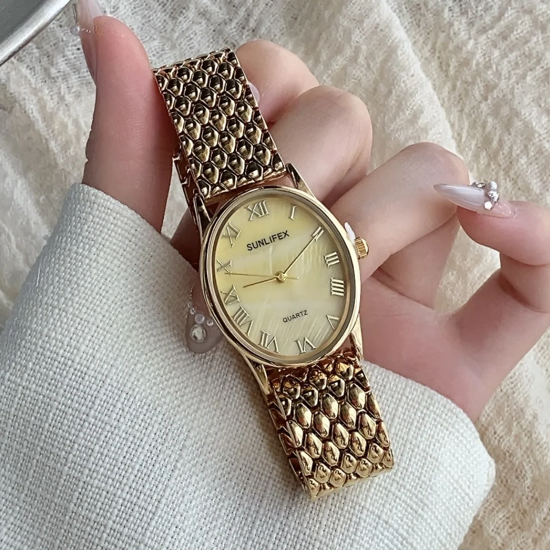

Fashion Oval Dial Brand Ladies Watches Luxury Women Bracelet Watch Elegant Dress Watch For Girls montre femme Wholesale