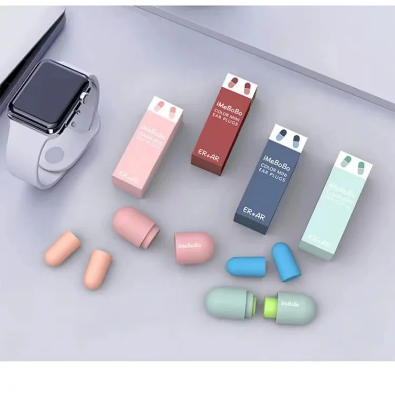 Soundproof Sleeping Ear Plugs Earplugs for Sleep Special Mute Soft Slow Rebound Student Anti-Noise Protection Anti Snoring