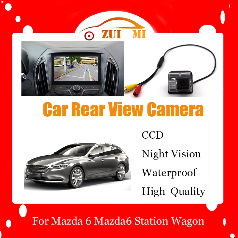 

Car Reverse Rear View Camera For Mazda 6 Mazda6 Station Wagon 2013~2015 CCD Full HD Night Vision Backup Parking Camera