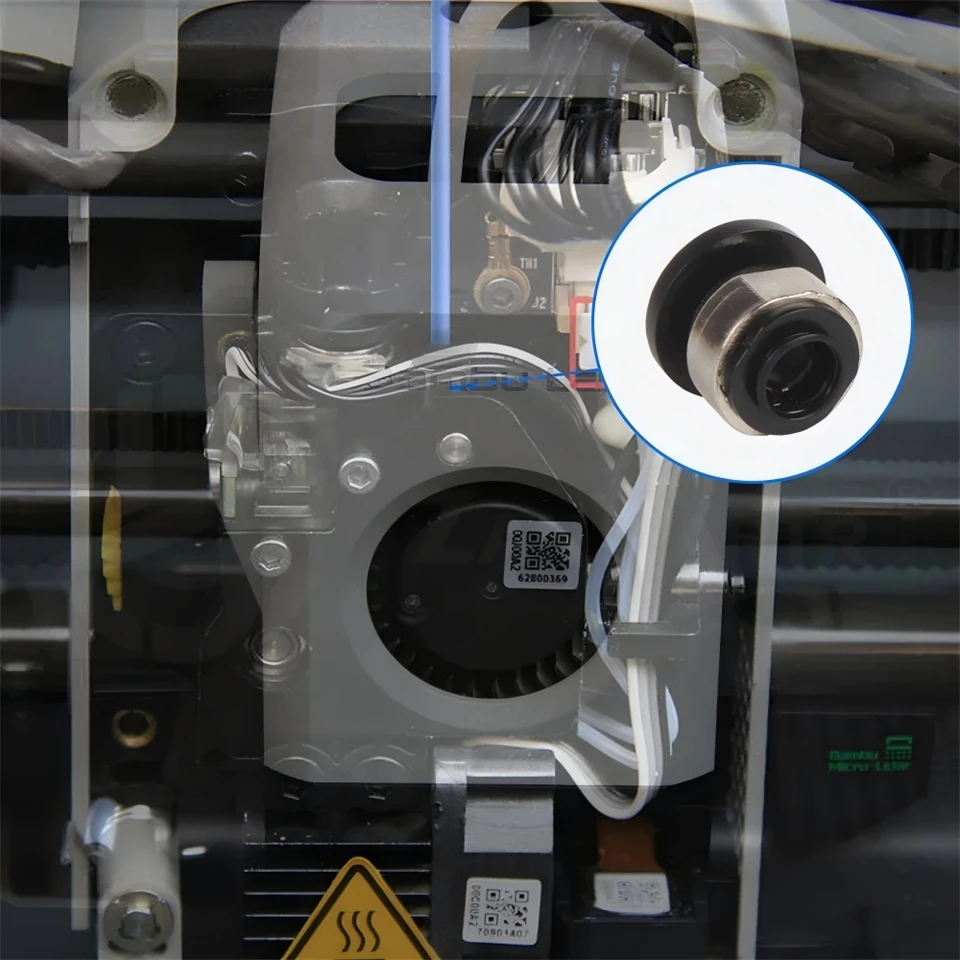 5/10/20 Stück L93A-Pneumatikverbinder 1,75mm Filament-Extruder für Bambu Lab X1 P1 Serie PTFE-Schlauch Hall-Sensor 3D-Drucker-Teile – Detail 3