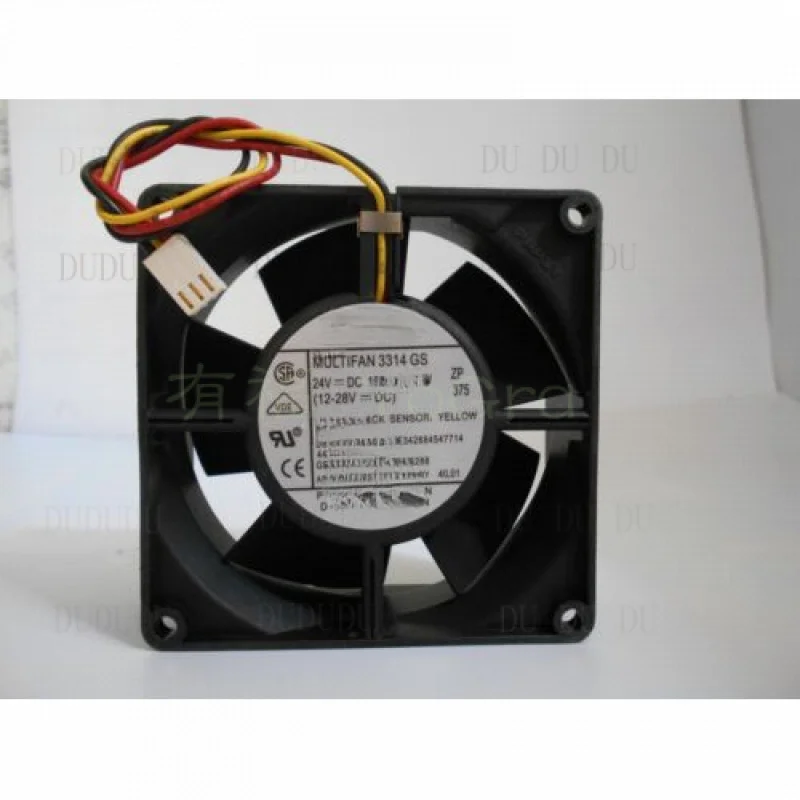 D D 1 unidad MULTIFAN 3314GS PAPST refrigeración para ventilador 24V 2,4 W 100mA 92*92*32mm 3 pines nuevo