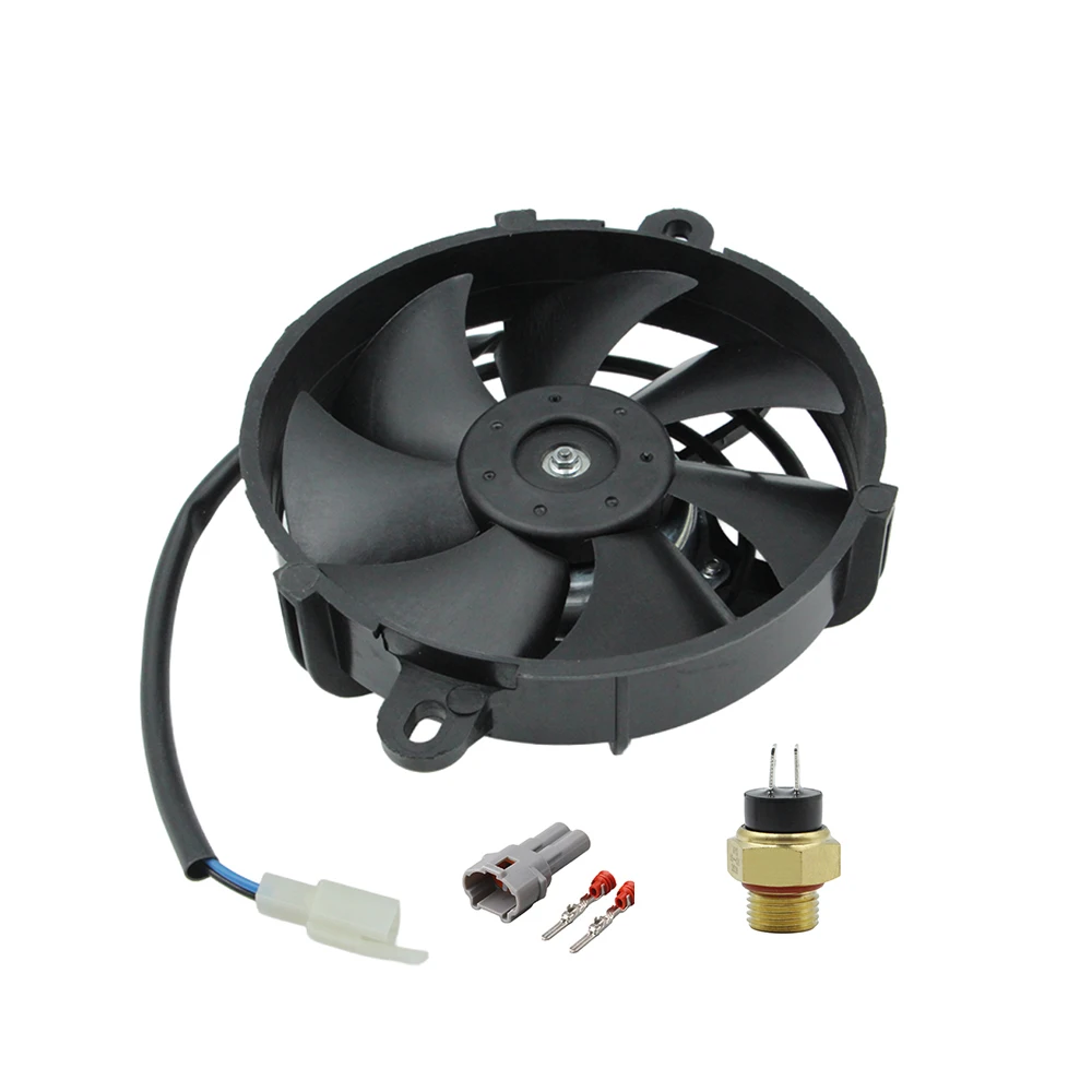 5 Zoll Universal-Motorrad-Kühlerlüfter Ölkühler Wasserkühler Elektrischer Lüfter 12V für alle Dirt Bikes Motocross ATV Quad