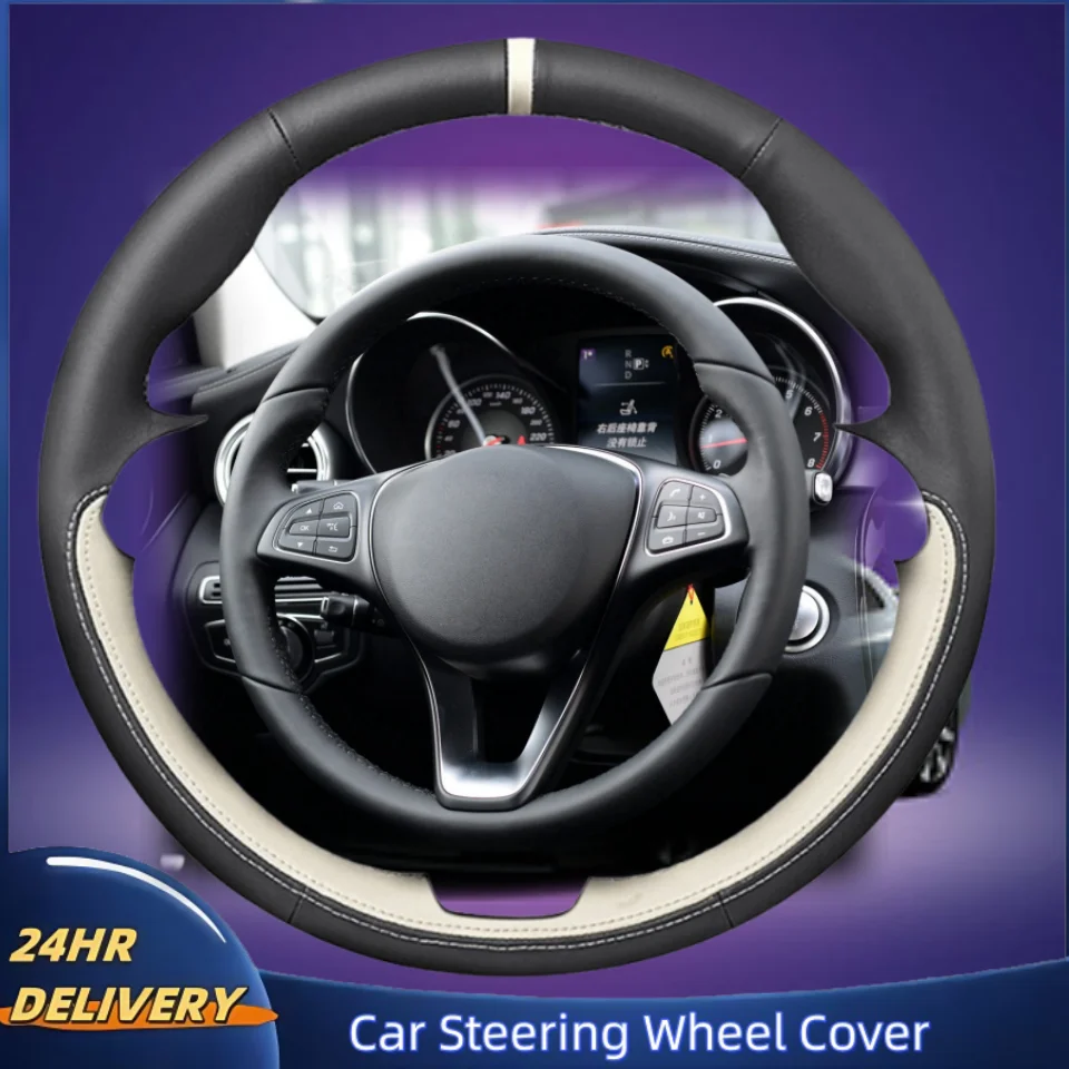 

DIY Genuine Leather Steering Wheel Cover For Mercedes Benz W176 W246 W205 C117 C218 X218 W213 X156 X253 W166 X166 EQV W447