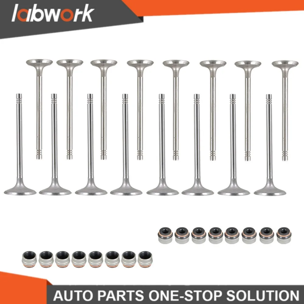 Engine Intake Valves & Exhaust Valves 16pc Kit Fits for Audi VW 2.0T (FSI, TSI)