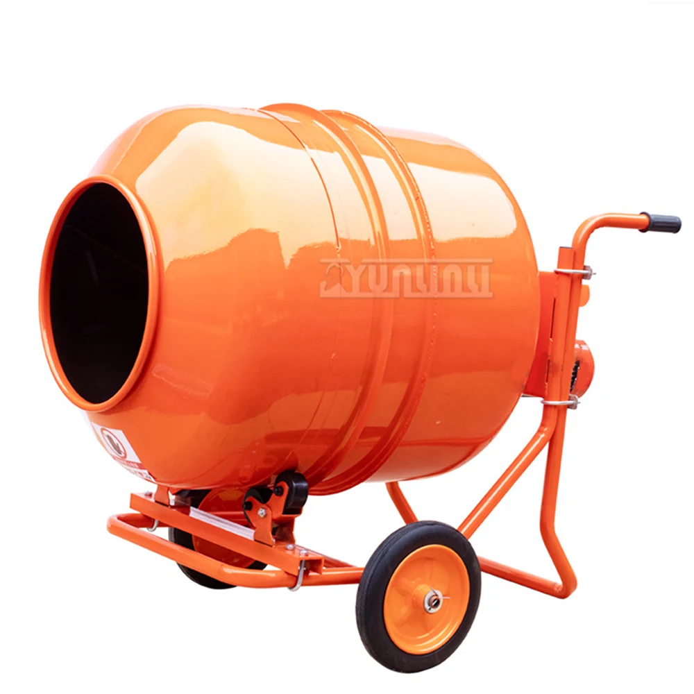 

120-350L 220V Electric Power Cement Sand Mixing Machine Portable Concrete Equipment Mini Concrete Mixer