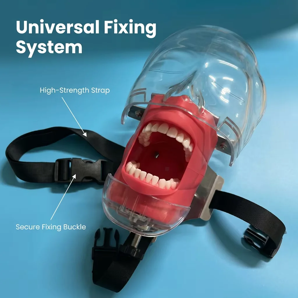 VV Dental Training Apparatus with Phantom Head Simulator,Manikin Model for Dentist Teaching Practice &Skill Development