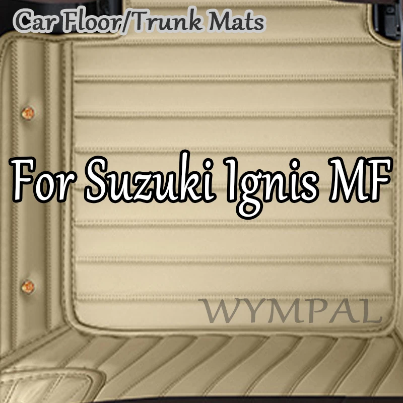 

Luxury Car Mats For Suzuki Ignis MF 2020 2021-2023 Auto Leather Floor Mat Durable Rugs Carpets Pads Car Accessories Interior