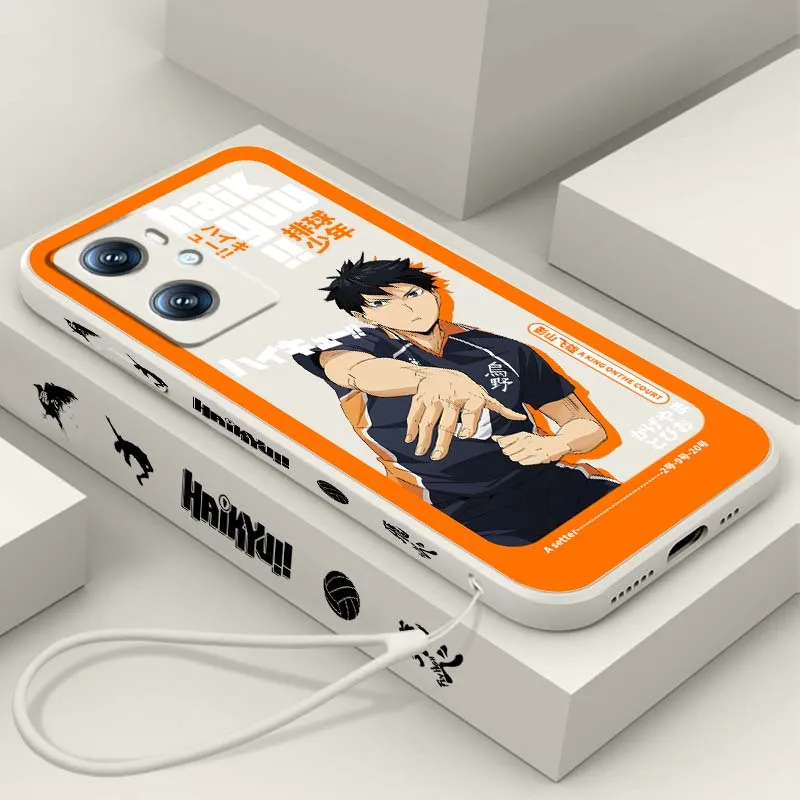 

Anime Haikyuu Cartoon Boy Art Phone Case For OPPO Find X5 X6 X9 A5 A6 A80 A60 A40 A98 A96 A94 A76 A54 A74 A73 Liquid Left Rope