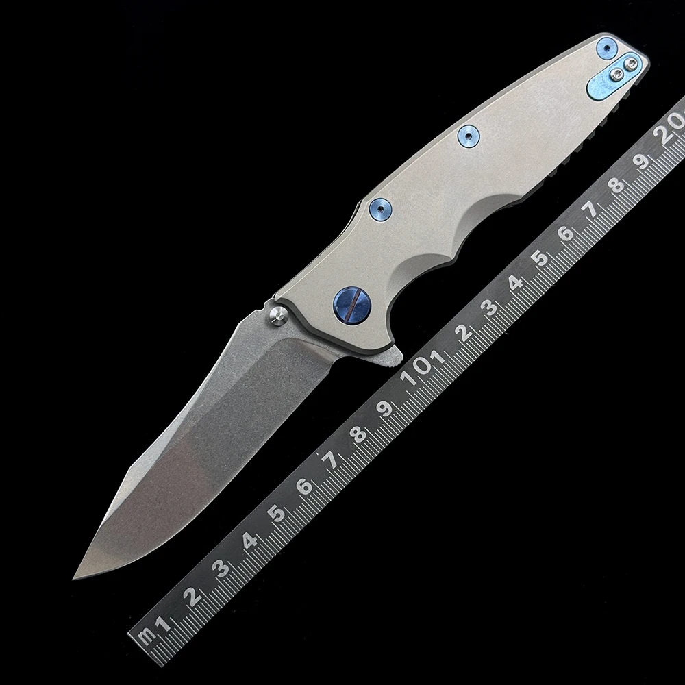 

OK 0392 Ceramic Bearing TC4 Titanium Handle Folding Knife Outdoor Camping Hunting Pocket EDC Tool Knife