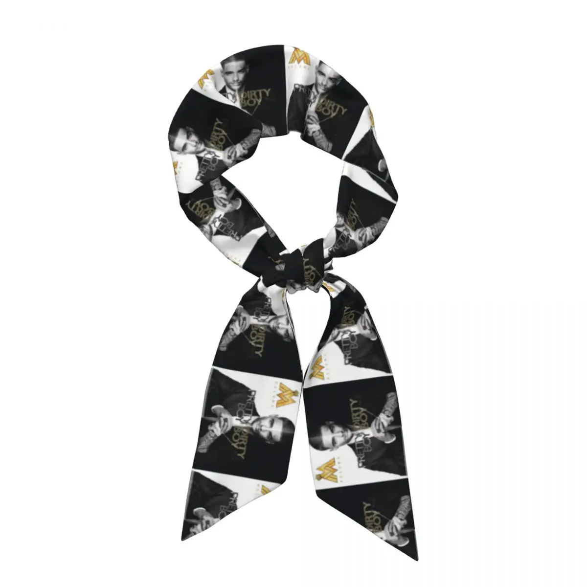 Maluma Tour 2025 Women Long Narrow Scarf Soft Skinny Scarf Multi-use Neck Head Wrap for Office Daily Party
