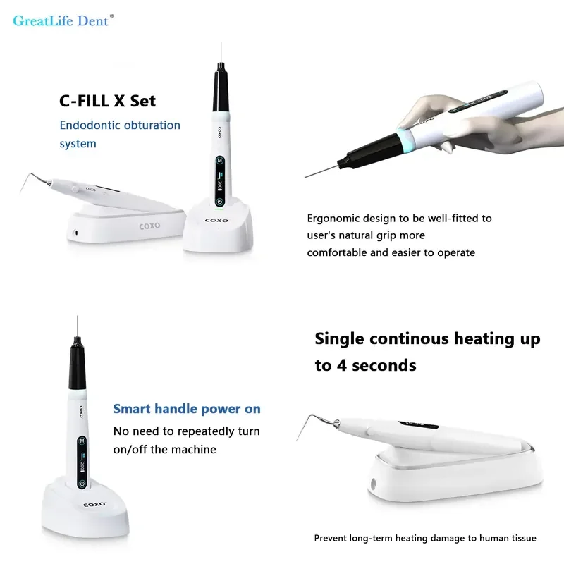 for Greatlife Dent C-FILL X Cordless Pulp Filling System Tooth Filling and Cleaning Tools