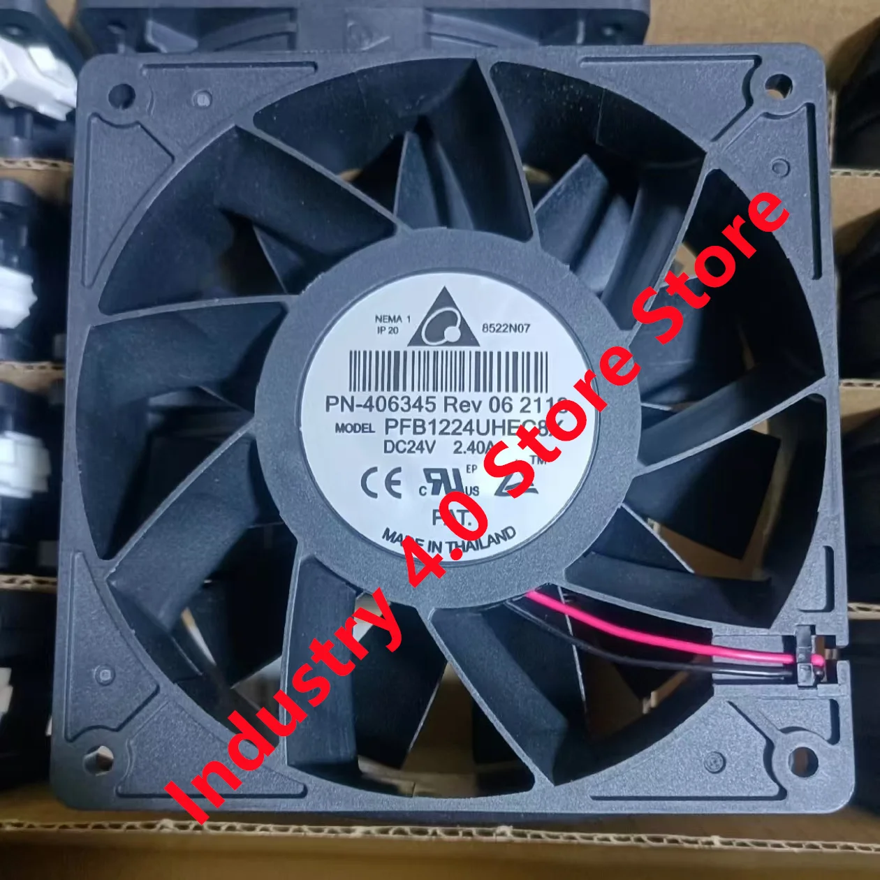 1PCS New Delta PFB1224UHEC8X 24V 2.40A Cooling Fan