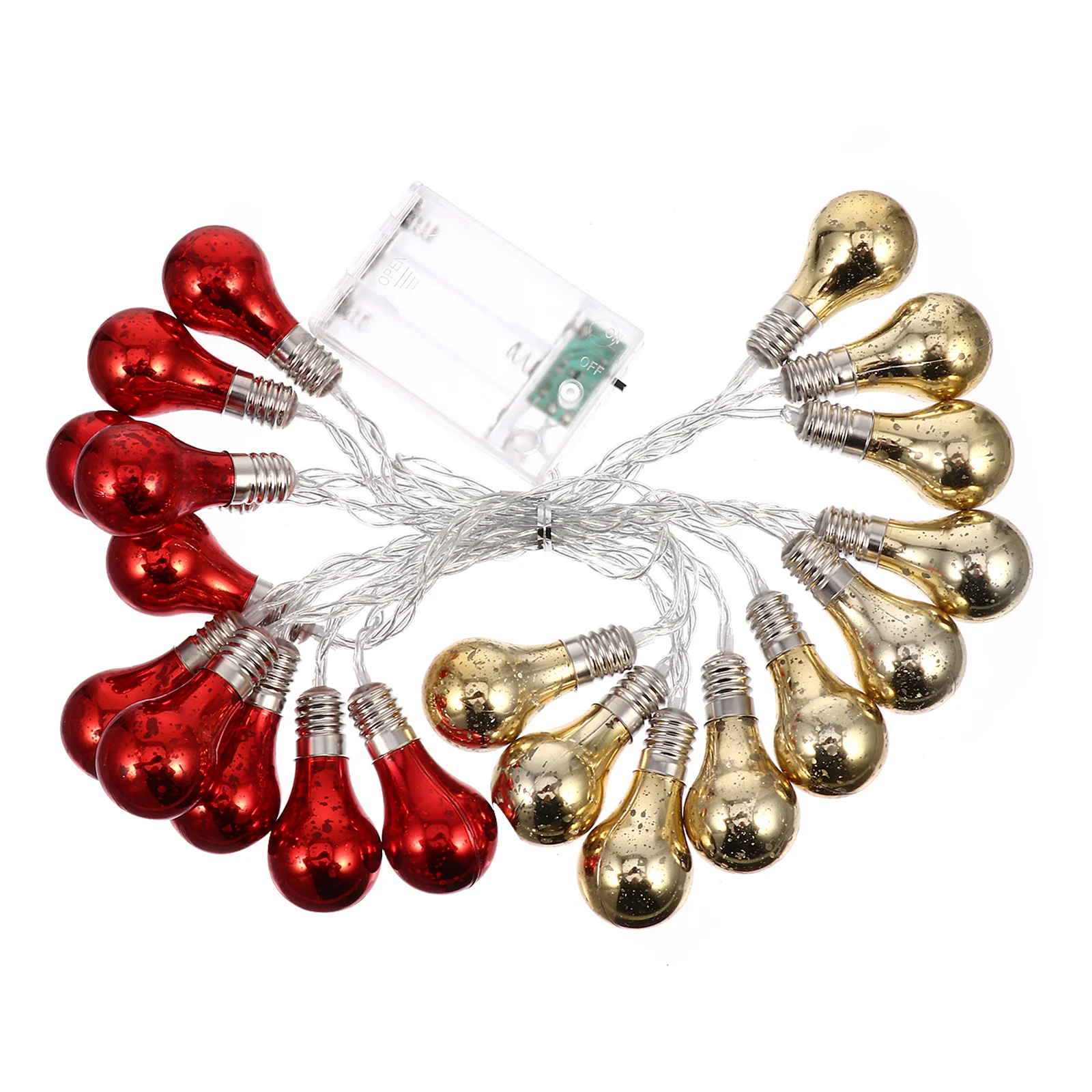 1 قطعة مصباح ليد سلسلة عيد الميلاد الكرة مصباح عيد الميلاد الديكور سهلة التركيب حديقة المنزل مصباح الحفلات سلسلة الكرة ضوء ديكور