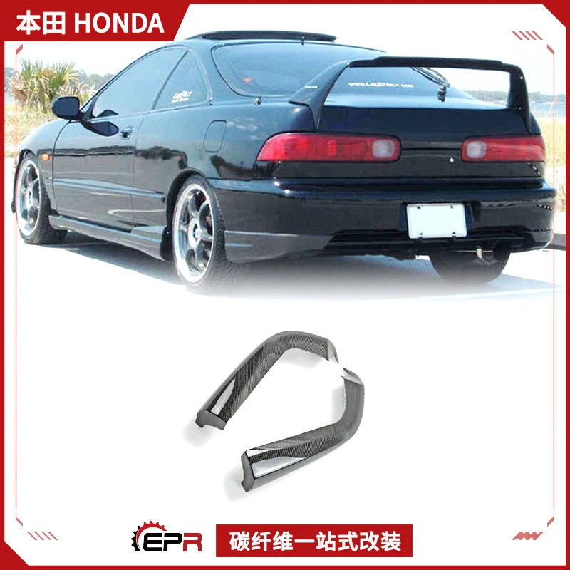 SAAR متوافق مع أجزاء تعديل ألياف الكربون Honda Integra DC2 النمط الأصلي واقيات الزوايا الخلفية تنورة صغيرة #2