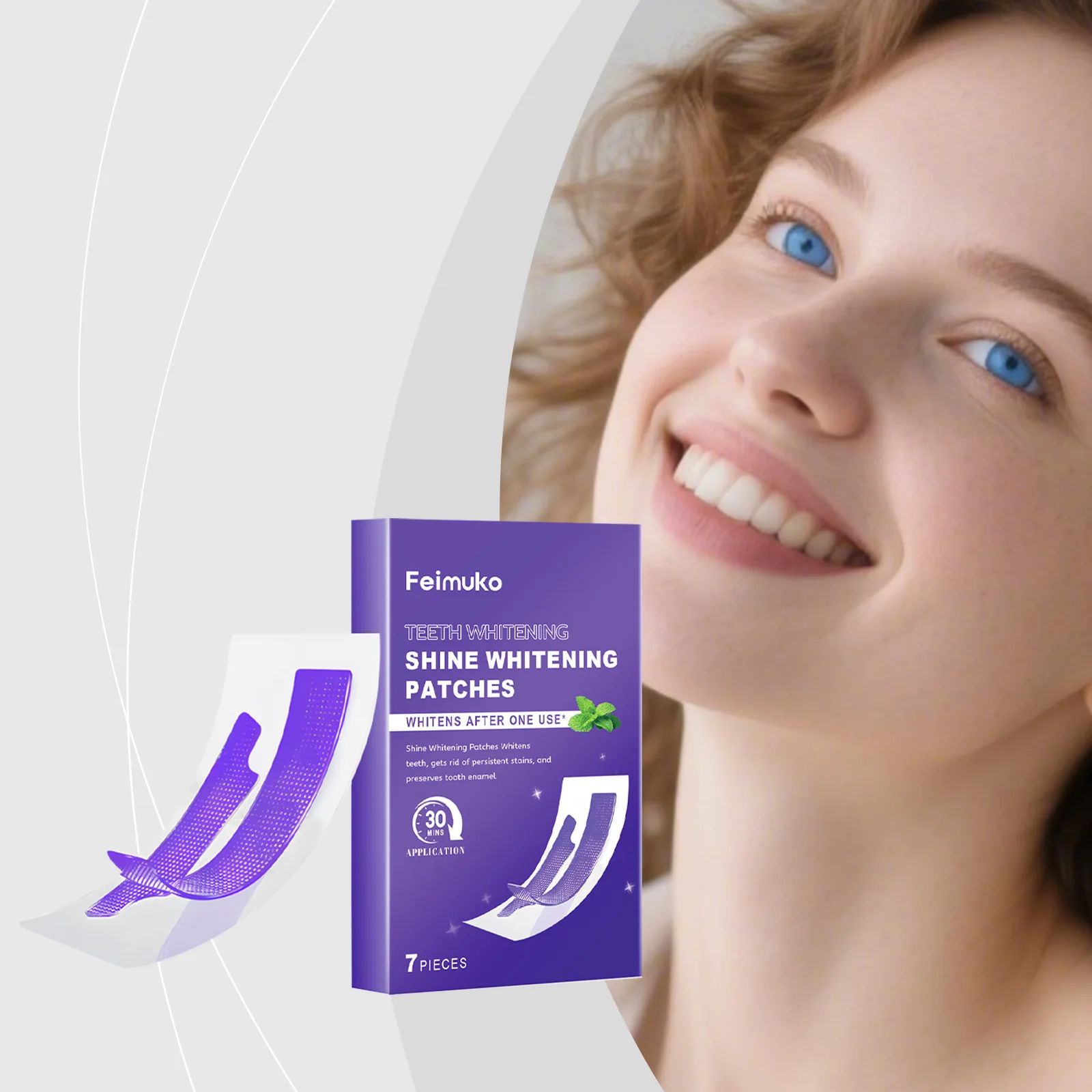 

Пластыри для отбеливания зубов Feimuko: удаление желтых пятен, свежее дыхание, мятный вкус, портативные, отбеливающие полоски для ежедневного ухода