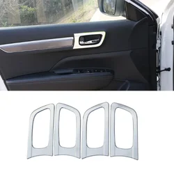 Car Door Inner Built Handle Bowl Frame Trim Sticker Lamp Moulding 4pcs for Renault Koleos Samsung QM6 2016 - 2020