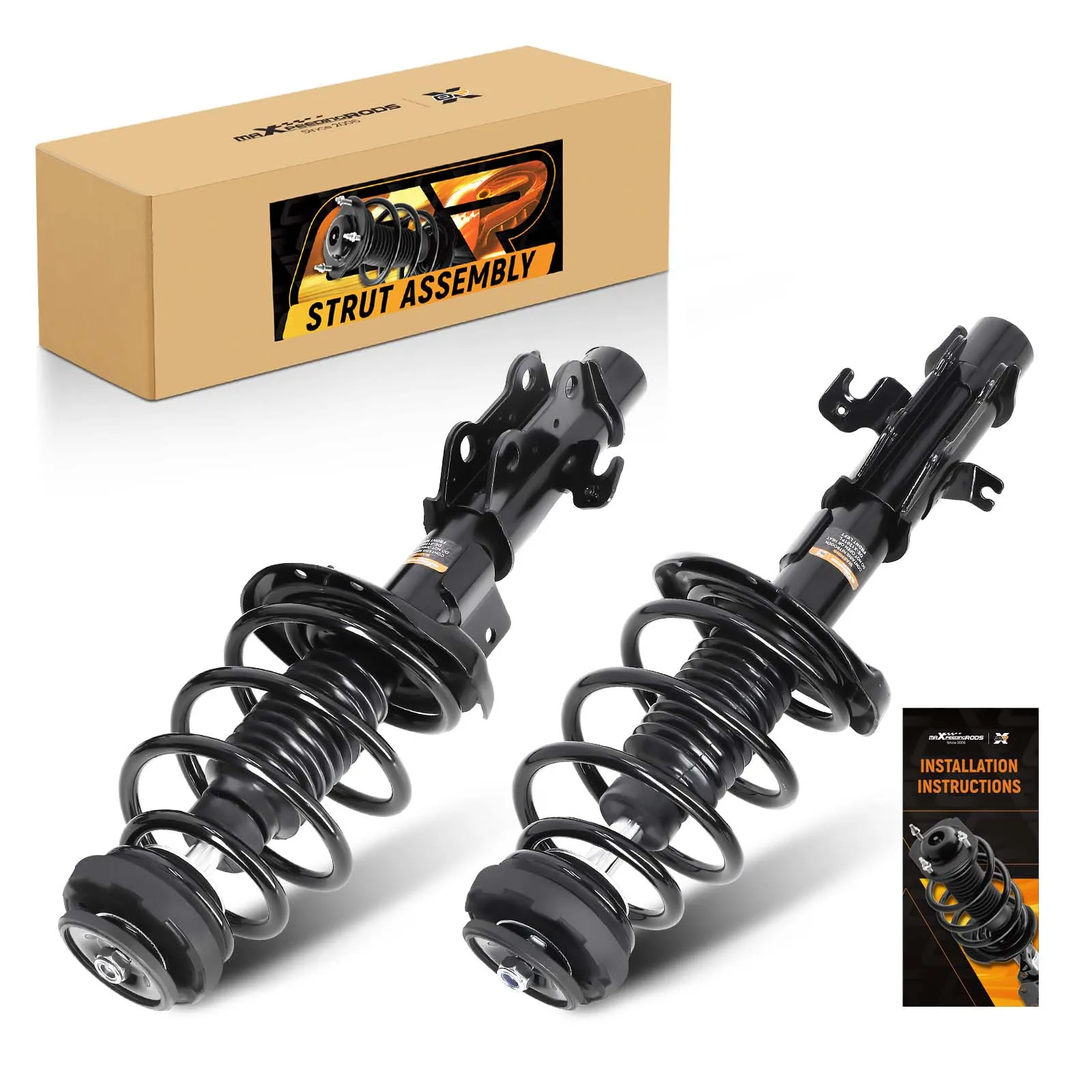 Front Struts w/Coil Spring Assembly For Chevrolet Camaro 2013-2015 3.6L 172912