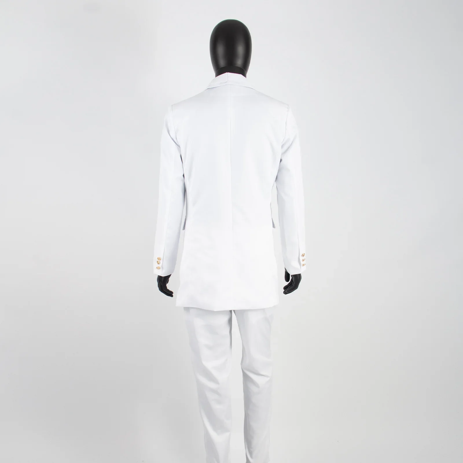 Men`s Suits Slim Fit Blazer and Pants 2 Piece Set Dashiki Outfits with Bow Tie Chain Kerchief African Clothes Wedding A2316016