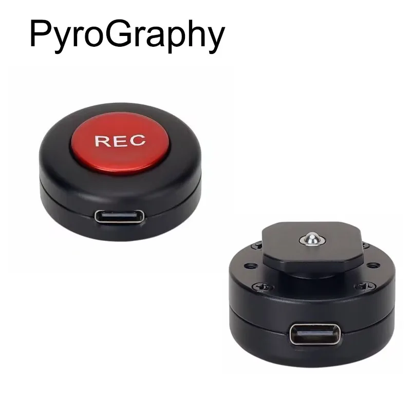 

PyroGraphy Camera Trigger Controller Trigger Button with Built-in Chip Type C to Sony Multi Cable andFuji&Panasonic Remote Cable