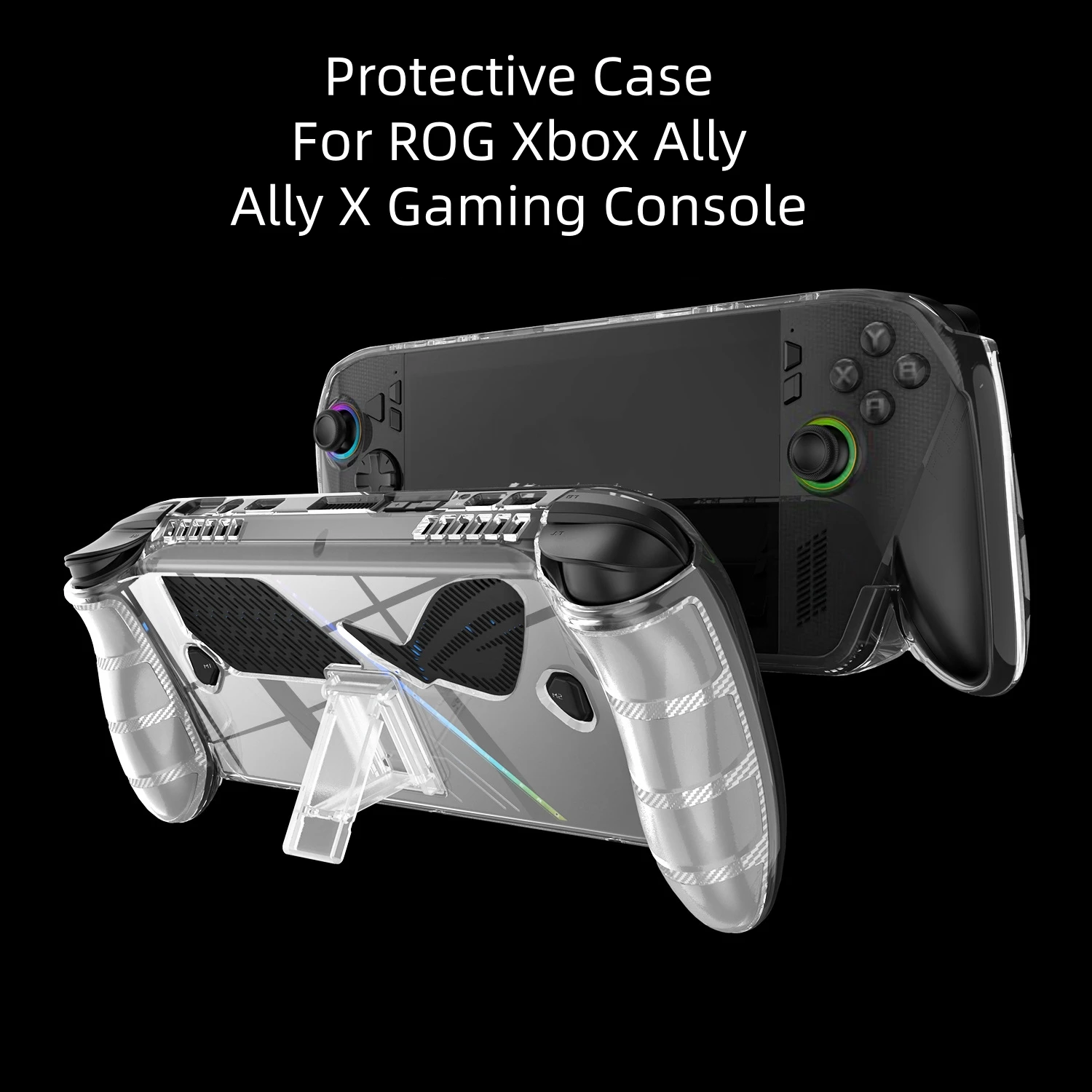 

TPU Transparent Protective Case for ROG X box ALLY /ALLY X Gaming Console TPU Case with Stand