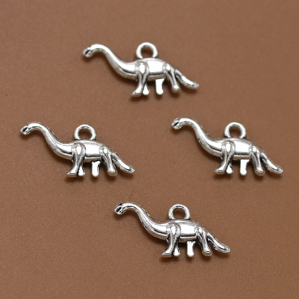 

20pcs 20 Retro Dinosaur Alloy Pendants for DIY Necklace Bracelet Earrings Crafts Animal Charms Jewelry Making Accessories