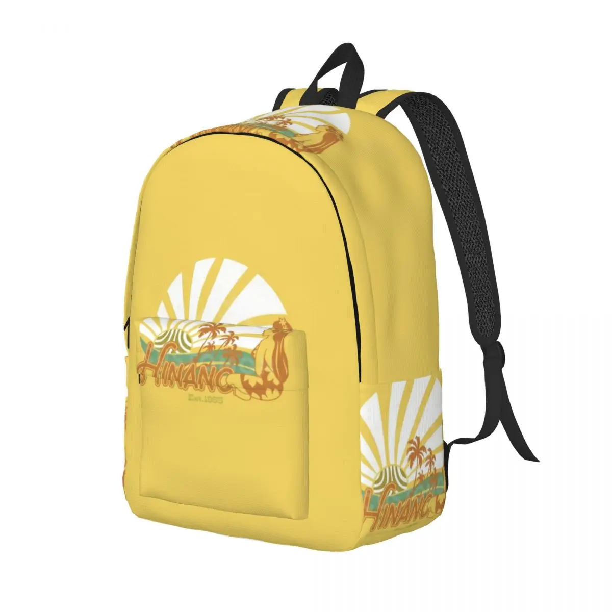 

Hinano Tahiti Backpack Daypack Large Capacity Kids BookBag School Bag Shoulder Bags for Men Women