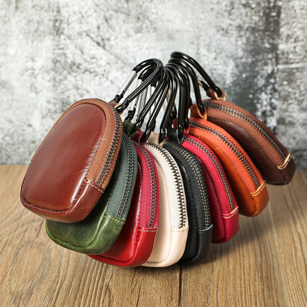 Retro Genuine Leather Coin Purse 5 Retro Genuine Leather Coin Purse